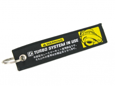 Turbo System In Use Keyring Strap