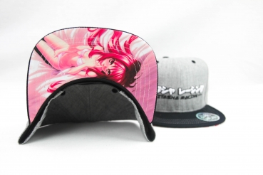 ITASHA RACING JDM Anime Girl V3 Cap Heather Grey