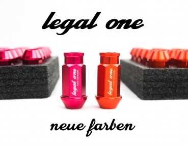 Legal One M12 x 1.5 Aluminium Lug Nuts with TUV Certificate