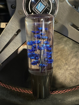 JDM Suichuuka / Flower Schaltknauf LANG Blau