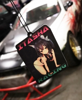 Air-Freshener Itasha Racing Girl Retro Soarer - Grape