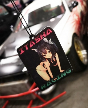 Air-Freshener Itasha Racing Girl Retro Soarer - Traube