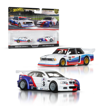 1/64 BMW 320 Group 5 / 2001 BMW M3 GTR - Hot Wheels Premium Set