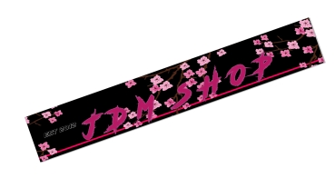 Windshield Banner Sakura Pink 130cm x 20cm