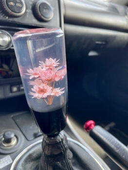 Suichuuka / Flower Shift Knob Short 10cm V3 pink