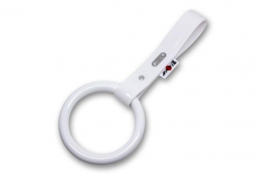 JDM Tsurikawa / Bosozoku Ring and Strap White