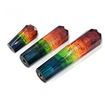 Bubble Dildo Style Shift Gear Knob Jamaica Colors 10/15/20cm LED