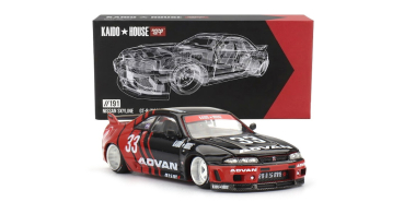 1/64 Kaido House Nissan Skyline GT-R R33 Kaido Works Advan - Mini GT