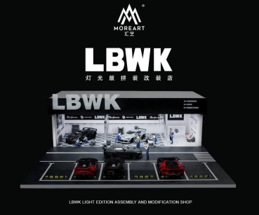 1/64 LBWK Diorama Showroom With Lights