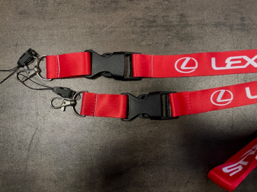 Lexus Schlüsselband Lanyard Rot 56cm