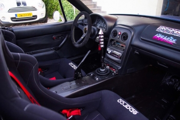 Luisi Mirage Suede Leather 350mm Steering Wheel TUV Approved
