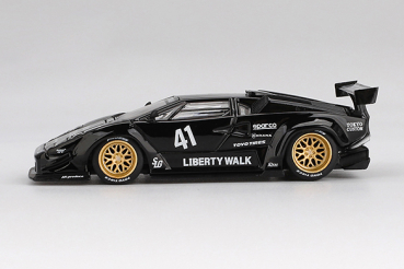 1/64 Lamborghini Countach LB-WORKS Black - Mini GT