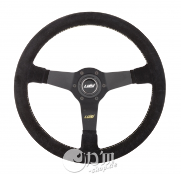 Luisi Mirage Suede Leather 350mm Steering Wheel TUV Approved