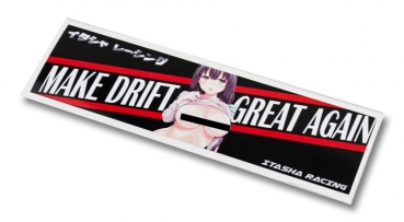 Itasha Racing Decal "MAKE DRIFT GREAT AGAIN" Nr1