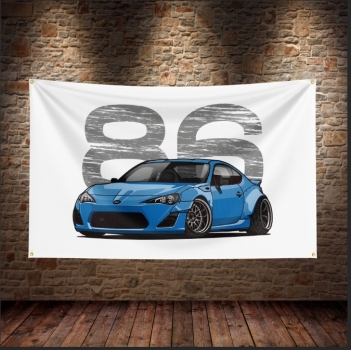 Banner Toyota GT86 90cm x 150cm