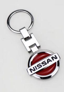 Nissan 3D Metal Keyring Red