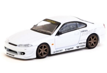 1/64 Vertex Nissan Silvia S15 White - Tarmac