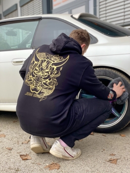 ONI & KOI Zip-Hoodie Premium - JDM Shop