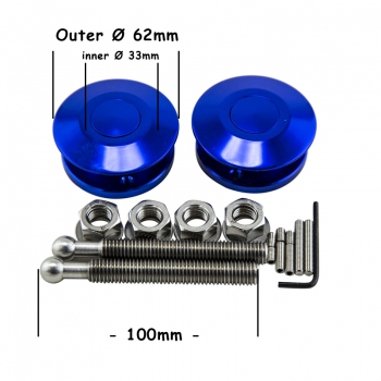 Quick Release Button Fastener BIG 62mm