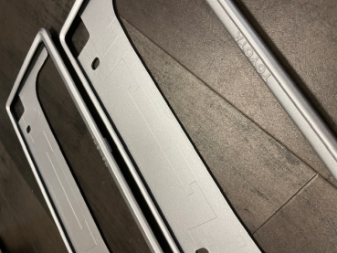 Preview: JDM Kennzeichen Rahmen Original Grau Matt Toyota