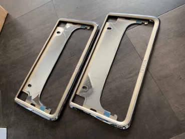 JDM Kennzeichen Rahmen Original Silber Toyota