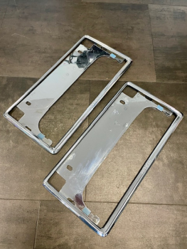 JDM Kennzeichen Rahmen Original Silber Toyota