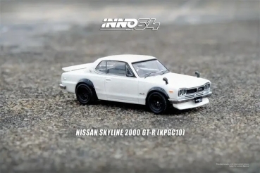 1/64 Nissan Skyline 2000 GT-R KPGC10 White - INNO64