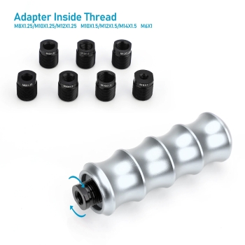 Aluminium Thread Adapter for Shifter M18 Solid to M8 M10 M12
