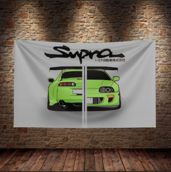 Banner Toyota Supra MK4 90cm x 150cm