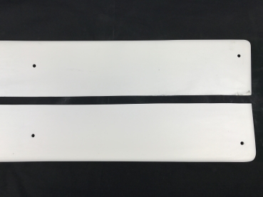 Universal Side Skirts Extentions "FLAT" 190cm FRP Fiberglas