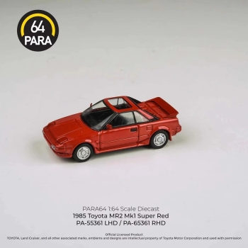 1/64 Para64 Toyota MR2 MKI 1985 Red RHD