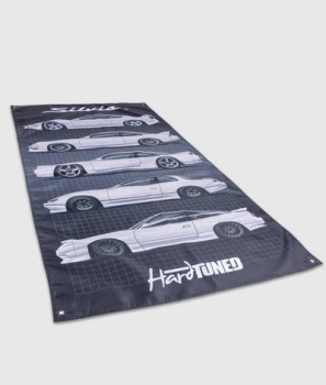 Workshop Banner Nissan Silvia Generations Weiß Garage