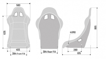 Sparco REV QRT Bucket Seat FIA
