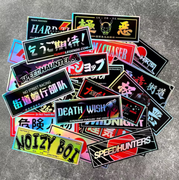 Sticker 24 Stück / Packung Japan Style Rainbow