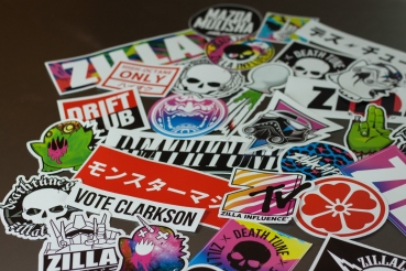 Stickerbomb Pack 20 Stück Sticker ZillaLife