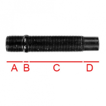 Wheel Stud M12x1.5 (82mm) Conversion Swap Competition  BMW VAG Mercedes