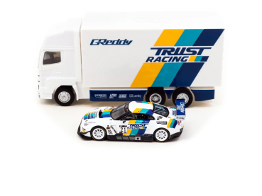 NISSAN GT-R NISMO GT3 Mit TRANSPORTER 1/64 TARMAC WORKS