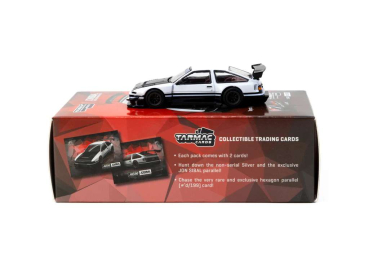 1/64 Toyota Sprinter Trueno AE86 Widebody White & Black - Tarmac