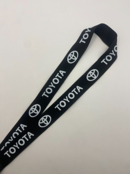 Toyota Schlüsselband Lanyard Schwarz 56cm