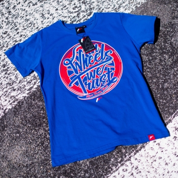 JR-Wheels Men's T-Shirt Wheel Trust Blau