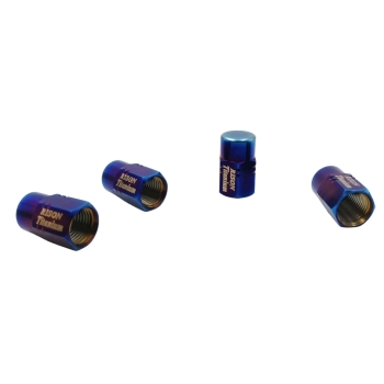 Real Titanium Valve Caps - Rison