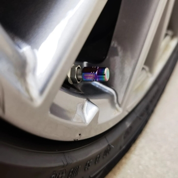 Real Titanium Valve Caps - Rison