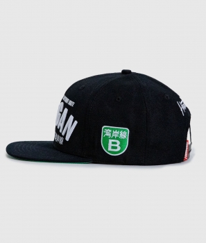 Wangan Bayshore Route JDM Cap Snapback Flat - Hardtuned