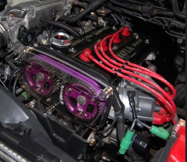 Transparente Zahnriemenabdeckung für Nissan RB25DE(T) Motor