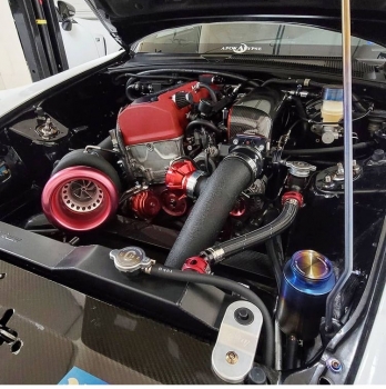 PracWorks Honda S2000 Carbon Ansaugbrücke mit Einspritz Leiste