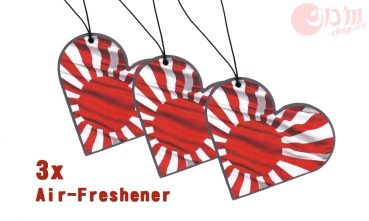 *3pcs-Pack* Air-Freshener Rising Sun Heart - Cherry - Kopie