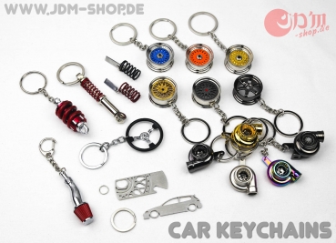 Nissan 3D Metal Keyring Red