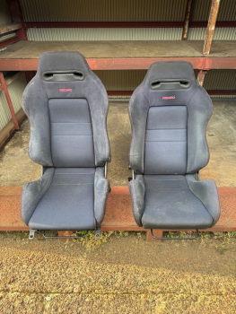 RECARO SR-3 EK9 DC2 Schwarze Recaro Sitze ABE mit Celica T23 Konsolen