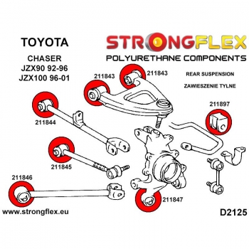 Toyota Chaser Suspension Bushing Kit STREET STRONGFLEX PU 216241B