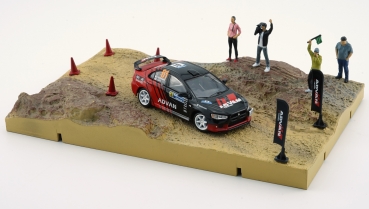 1/64 Mitsubishi Lancer Evo X Rally Advan Diorama  - BM Creations